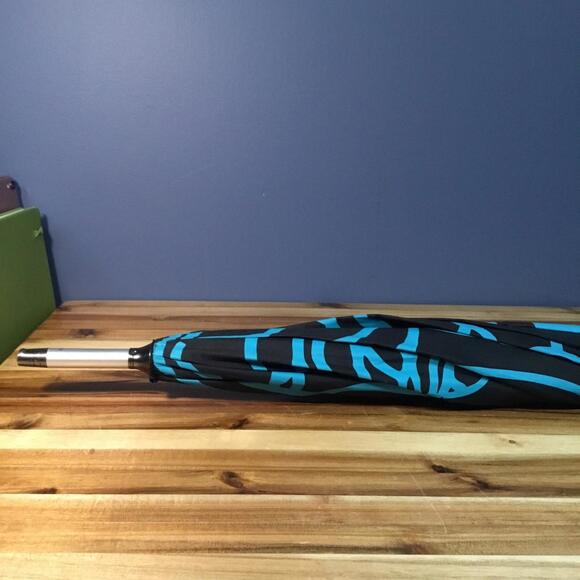 Versace Medusa Ltd Edition Unisex Umbrella Black Blue - Picture 6 of 8